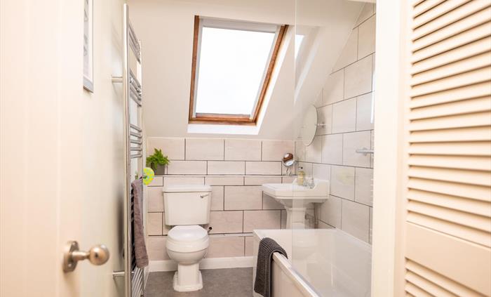 Bathroom in Snowdonia holiday cottage